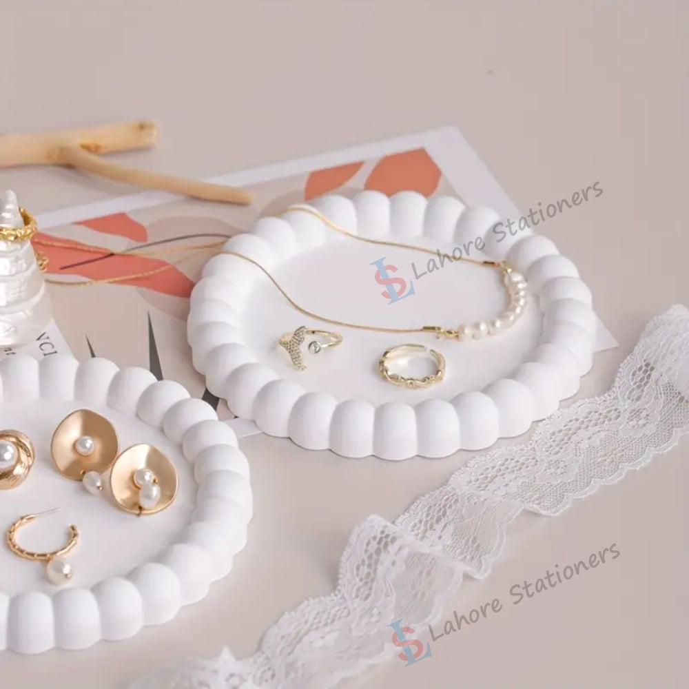 Bubble Round Tray Silicone Mold for Epoxy Resin, Concrete & Plaster