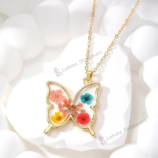 Butterfly Shaped Pendant Bezel Metal Frame Mold for DIY Resin Jewelry Making