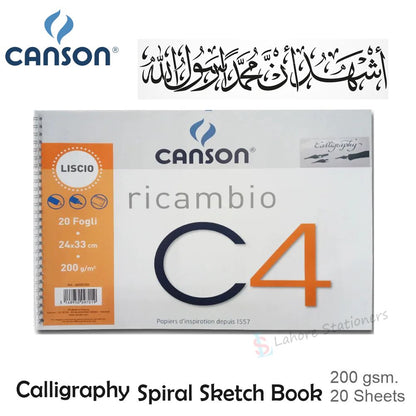 Canson Calligraphy Sketching Spiral Pad