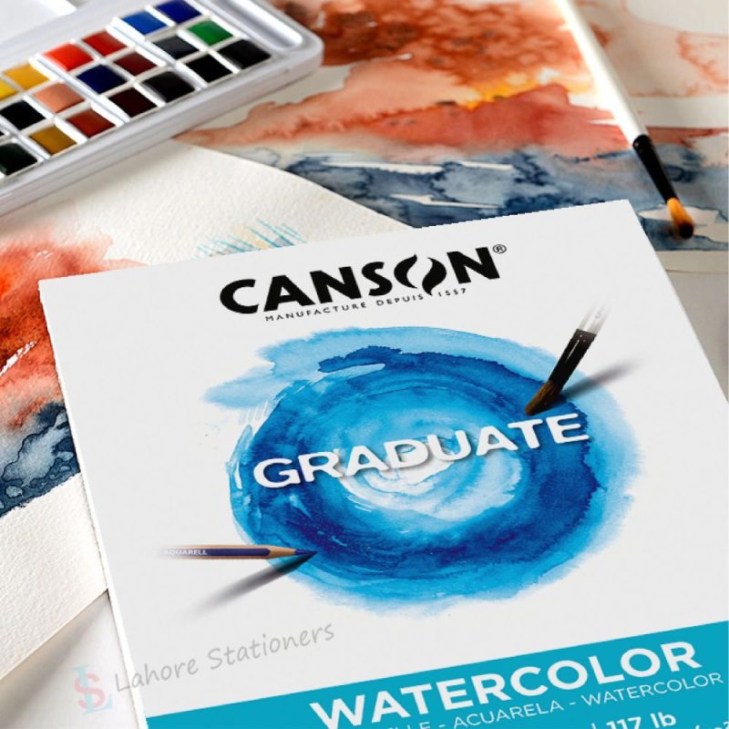 Canson Graduate Watercolor Pad 20 Sheets 250 gsm Paper