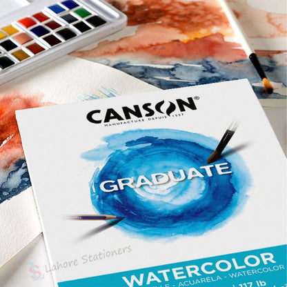 Canson Graduate Watercolor Pad 20 Sheets 250 gsm Paper