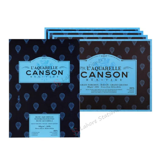 Canson Heritage Water Colour Pad Rough 300 gsm 12 Sheets