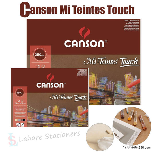 Canson Mi Teintes Touch Drawing Pad 350 gsm Paper 12 Sheets Top Quality Sketching Drawing Pad