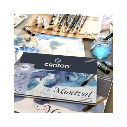 Canson Montval Watercolor Drawing Pad 300 gsm 12 Sheets High Quality Paper