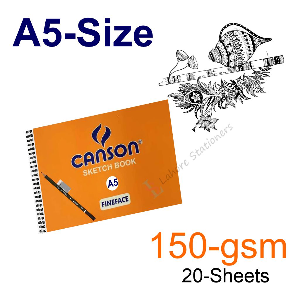 Canson Spiral Sketch Book For Sketching Drawing Pad