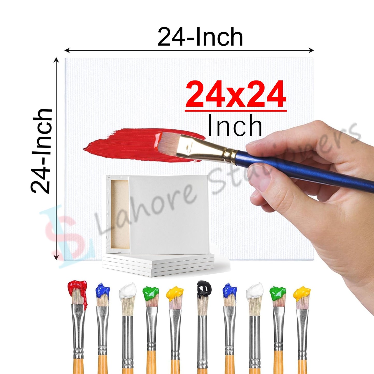 Canvas Board 24x24 Inches  Large Square Artist Canvas