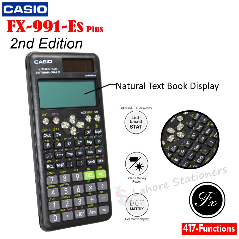 Scientific Calculator Casio FX-991ES Plus 2nd Edition