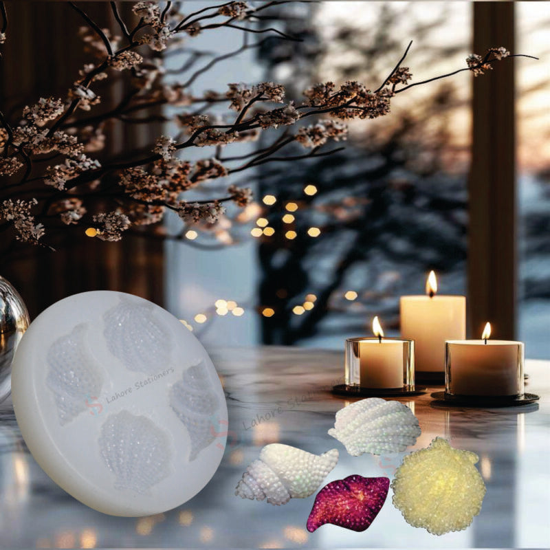 Sea Shell Silicone Mold 3D for Candle Resin Soap & Plaster Crafts