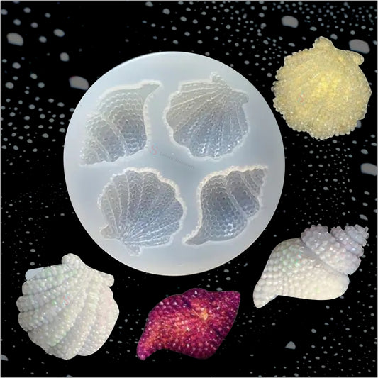 Sea Shell Silicone Mold 3D for Candle Resin Soap & Plaster Crafts