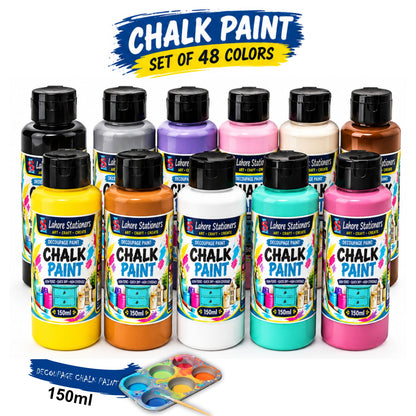 Chalk Paint 150ml Decoupage Paint for Furniture, Décor & DIY Projects