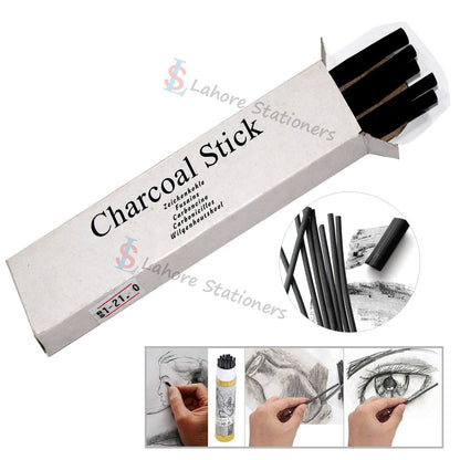 Charcoal stick Pack of 5 Pcs Artist Charcoal for Drawing