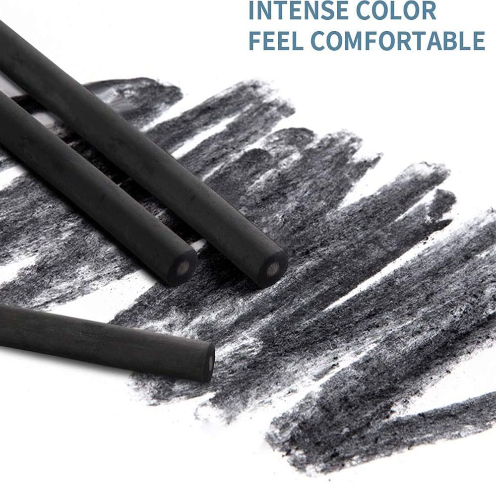 Charcoal stick Pack of 5 Pcs Artist Charcoal for Drawing