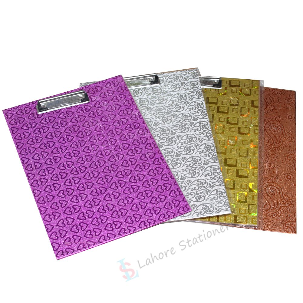Clip Board Glitter Single Piece