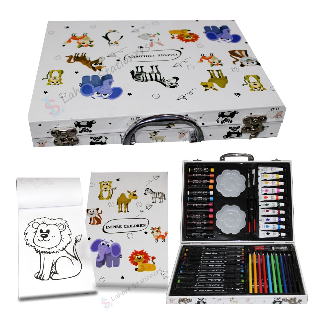 Coloring Kit Drawing Painting Box Gift Set For Kids