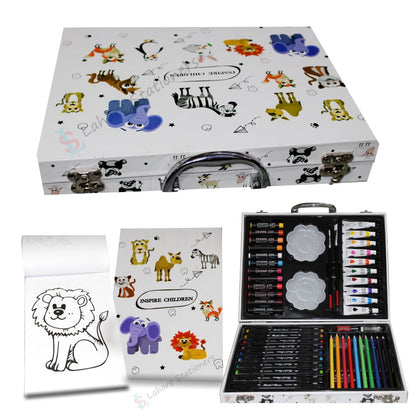 Coloring Kit Drawing Painting Box Gift Set For Kids
