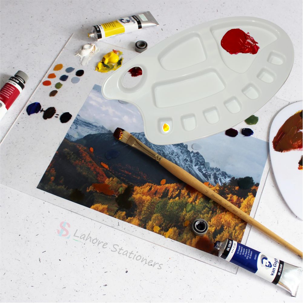 Artist Painting Palette Paint Color Mixing Trays