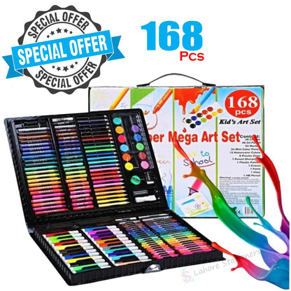 Colouring Kit 168 Pcs Perfect Gift Set for Boys & Girls