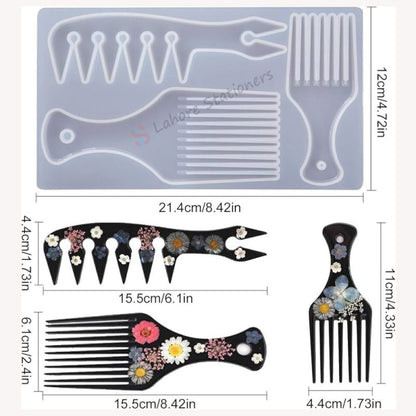 Comb Silicone Resin Mold