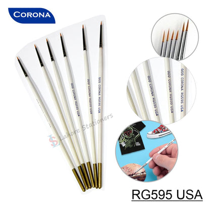 Fine Detail Paint Brush Set 12Pcs Corona (USA)