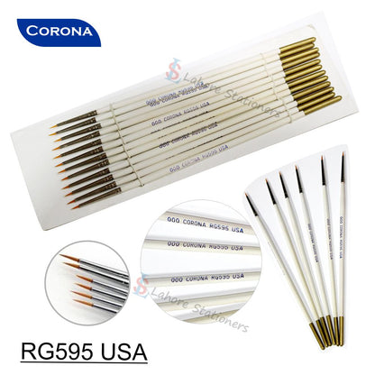 Fine Detail Paint Brush Set 12Pcs Corona (USA)