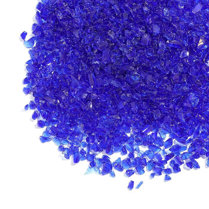 Crushed Glass 200g Pack Available in Different Colors