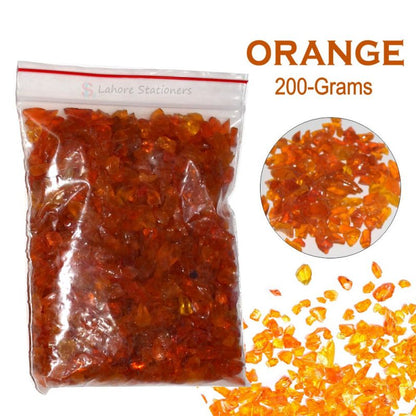 Crushed Glass 200g Pack Available in Different Colors