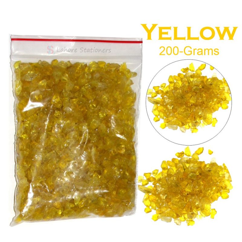 Crushed Glass 200g Pack Available in Different Colors