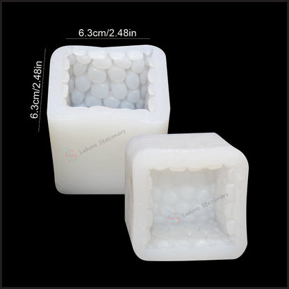 Honeycomb Cube Silicone Mold  Candle Soap & Resin DIY Craft Mold