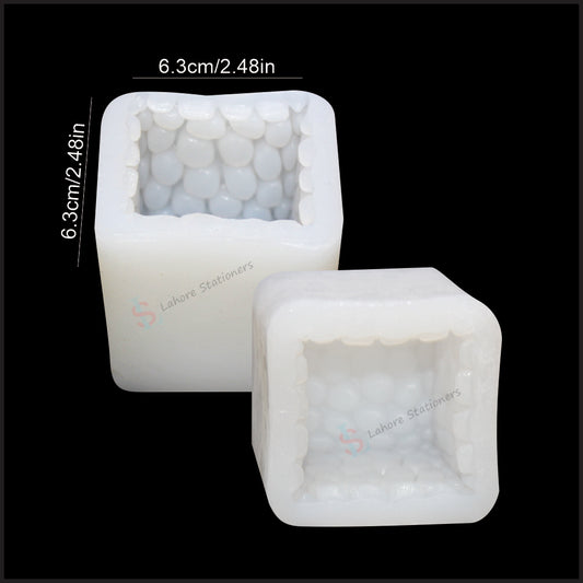 Honeycomb Cube Silicone Mold  Candle Soap & Resin DIY Craft Mold