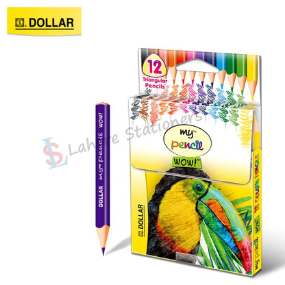 Dollar My Pencil Wow Color Pencils Half Pack of 12 Colors