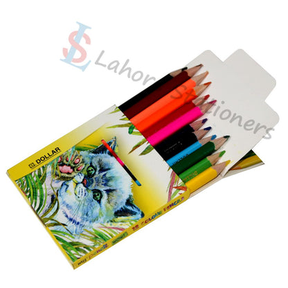 Dollar My Pencil Wow Color Pencils Half Pack of 12 Colors