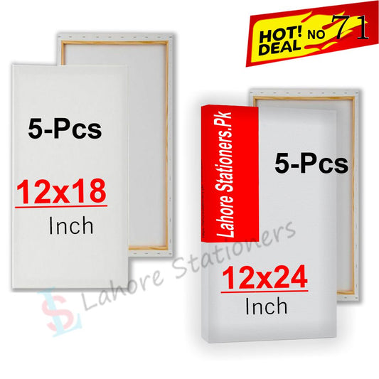 Deal 71 – Canvas Board Set of 10 Pieces | Premium Art Painting Boards