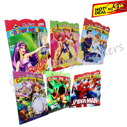 Deal 92 Colouring Books set For Fun and Easy Drawing For Kids
