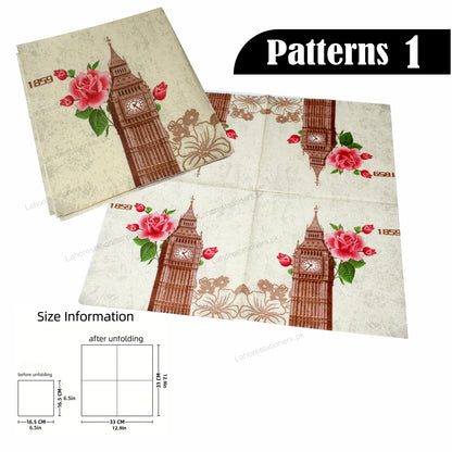 Decorative Decoupage Paper Napkins Crafting & DIY Projects