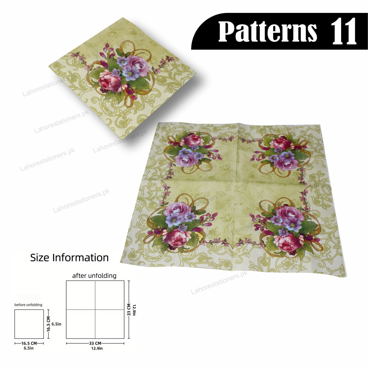 Decorative Decoupage Paper Napkins Crafting & DIY Projects