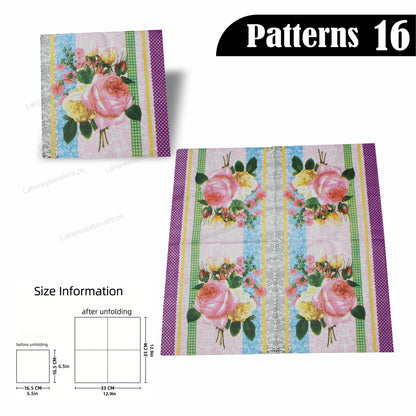 Decorative Decoupage Paper Napkins Crafting & DIY Projects