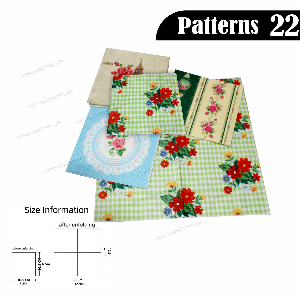 Decorative Decoupage Paper Napkins Crafting & DIY Projects