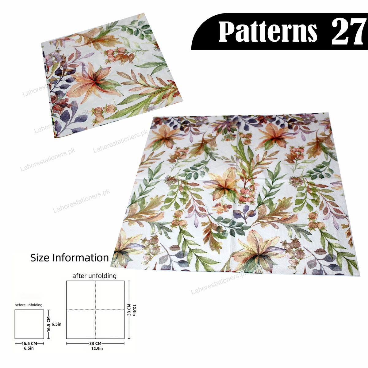 Decorative Decoupage Paper Napkins Crafting & DIY Projects