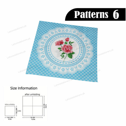 Decorative Decoupage Paper Napkins Crafting & DIY Projects