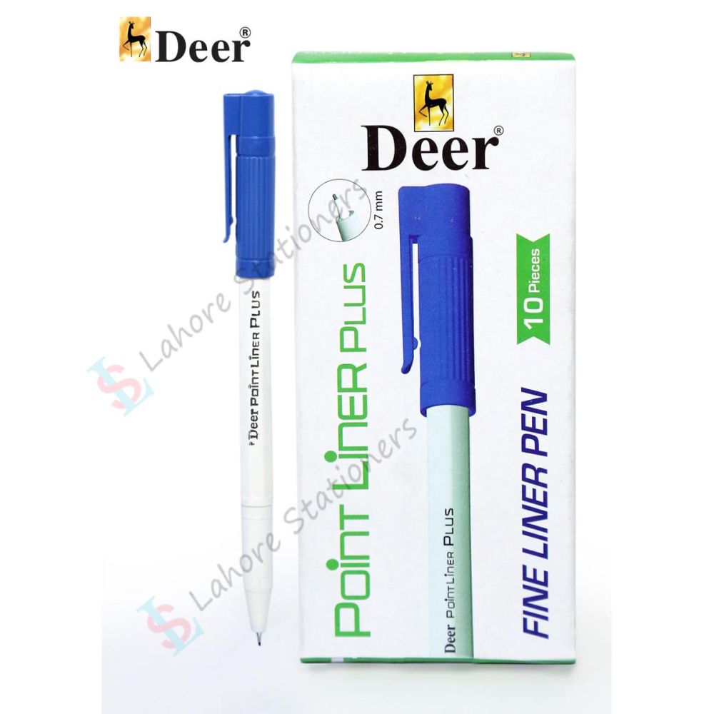 Deer Point Liner Plus Pack Of 10 Pcs Box – Lahore Stationers