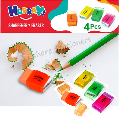 Deer Sharpener 2 in 1 Sharpener + Eraser Dual fun