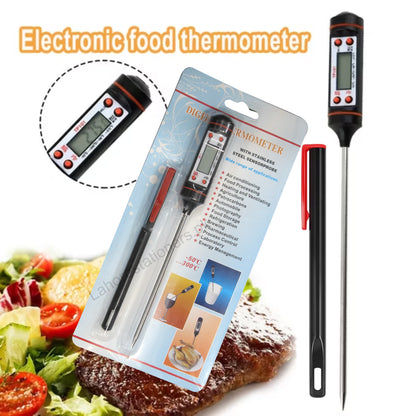 Digital Food Thermometer Instant Read Kitchen, BBQ, Meat & Candy Thermometer