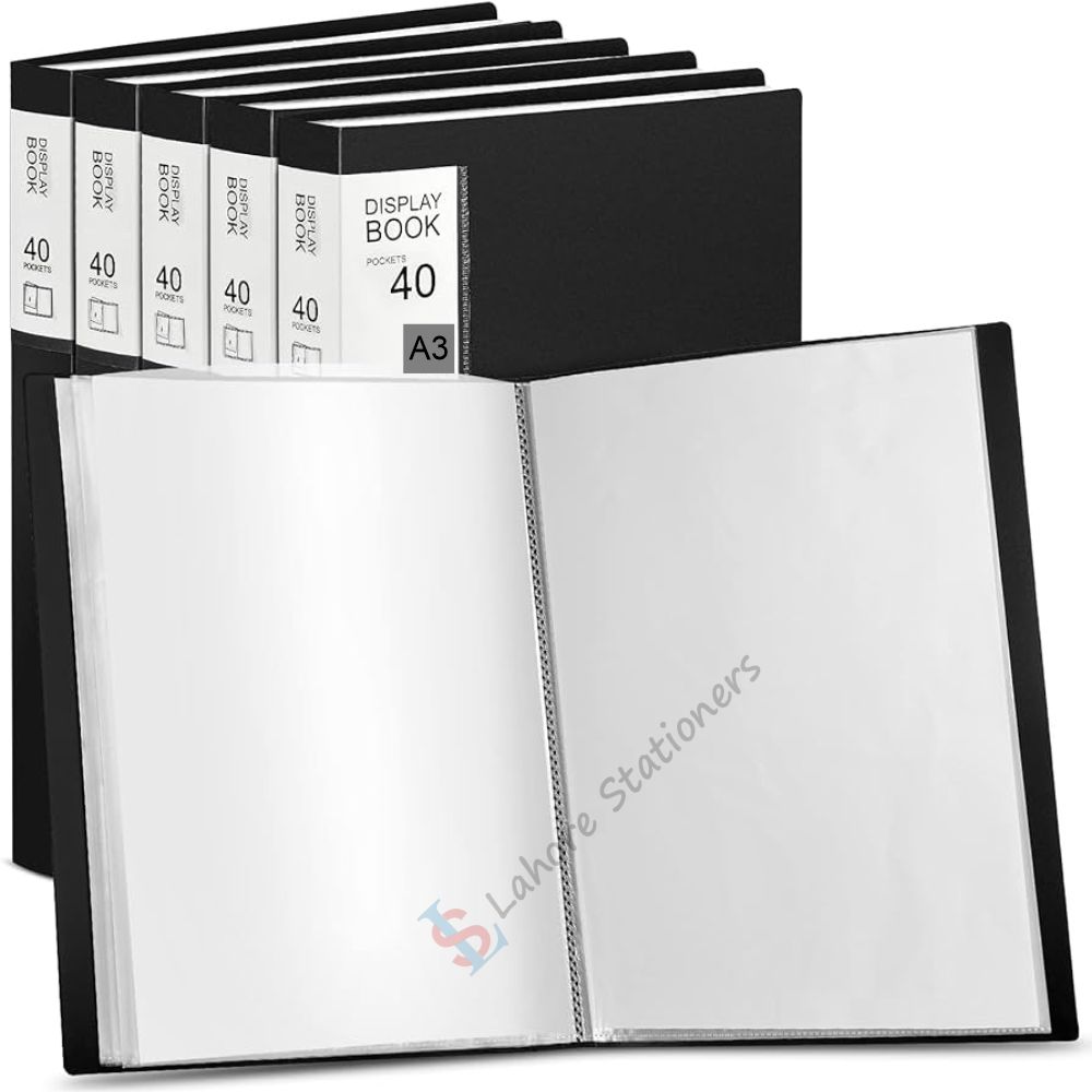 Imported Display File and Folder Transparent Sleeves Pocket Display Book A3