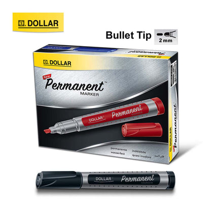 Dollar Permanent Marker Round & Cut Nib