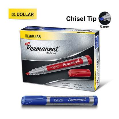 Dollar Permanent Marker Round & Cut Nib