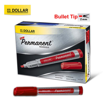 Dollar Permanent Marker Round & Cut Nib