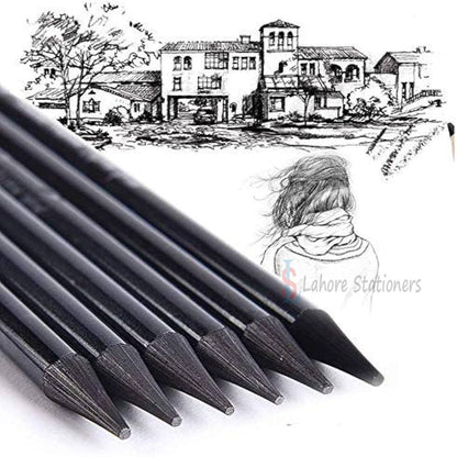 Art Woodless Graphite Pencils Set of 6 Professional Sketching & Portrait Drawing