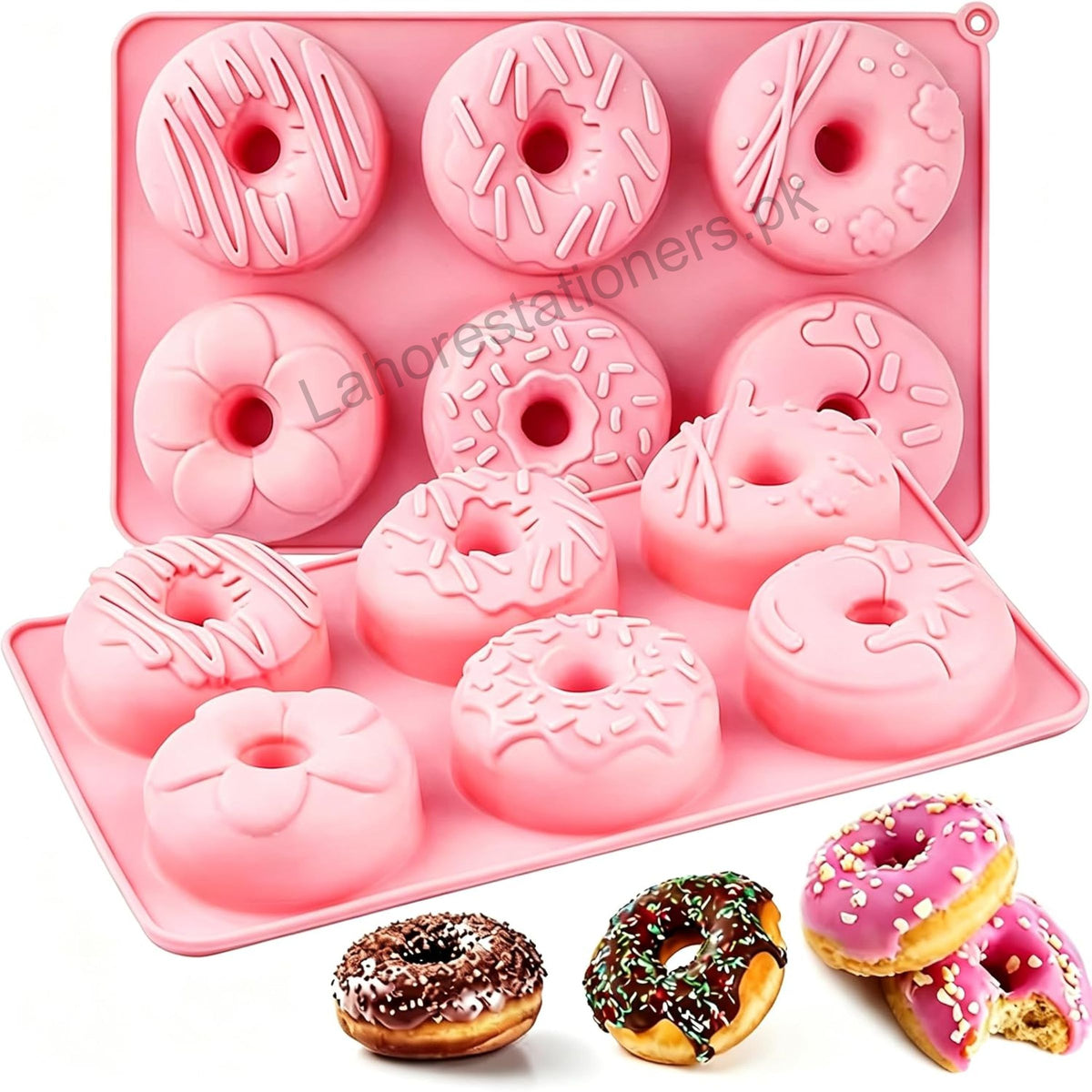 Kiddo Art Round Silicone Donut Mold – Chocolate, Cement, Concrete, Plaster & Crafts