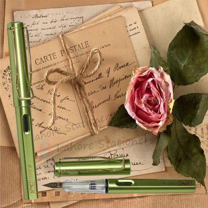 Dux 360 Luxury Fountain Pen High Quality Product. Body Color Light Green Single Piece