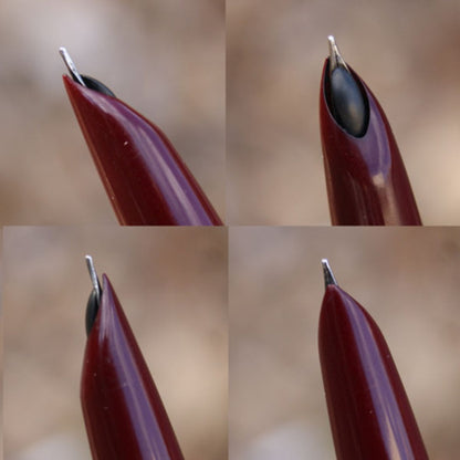 Dux 612 Office Desk Long Pens Black & Maroon Pair